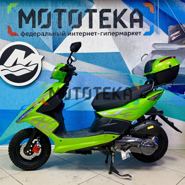 Скутер Мотомир SLASH зелёный | Мототека Скутер Мотомир SLASH зелёный | Мототека