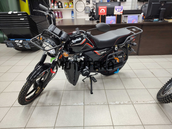 Мопед Regulmoto (Регулмото) Alpha (RM - 2) чёрный без кофра | Мототека Мопед Regulmoto (Регулмото) Alpha (RM - 2) чёрный без кофра | Мототека